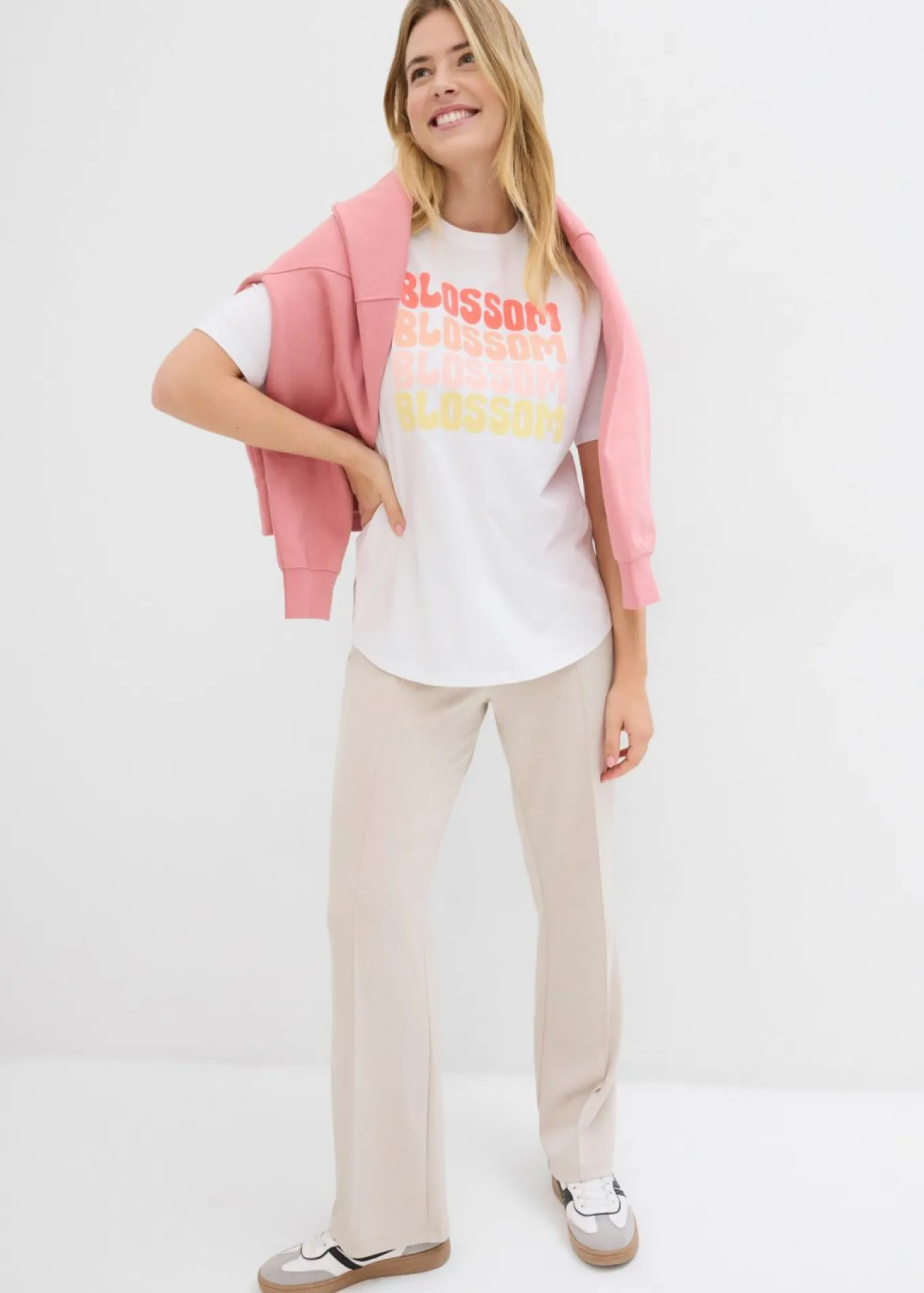 Camiseta boxy oversize de algodón orgánico
