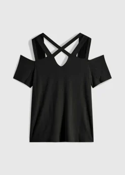 Camiseta con aberturas