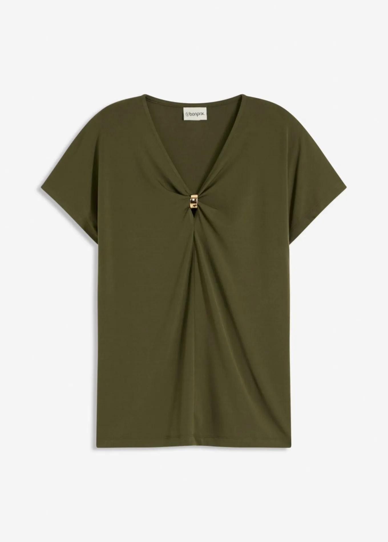 Camiseta con anillo decorativo