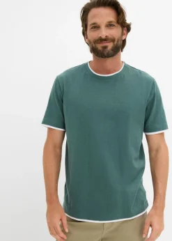 Camiseta con aspecto 2 en 1 de hilo slub
