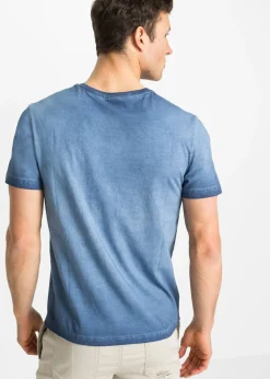 Camiseta con aspecto lavado y de algodón orgánico puro