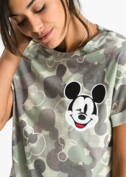 Camiseta con bordado de Mickey Mouse