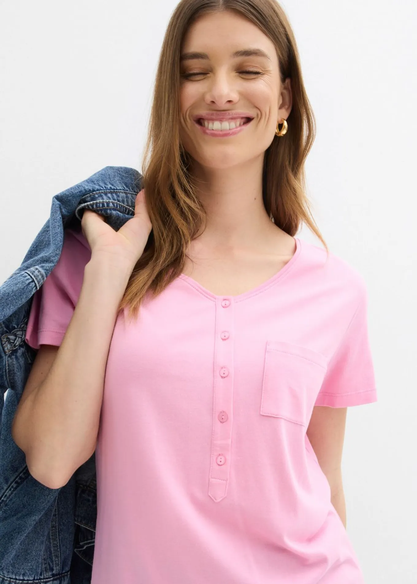 Camiseta con botones