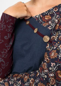 Camiseta con botones de viscosa sostenible