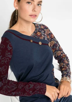 Camiseta con botones de viscosa sostenible