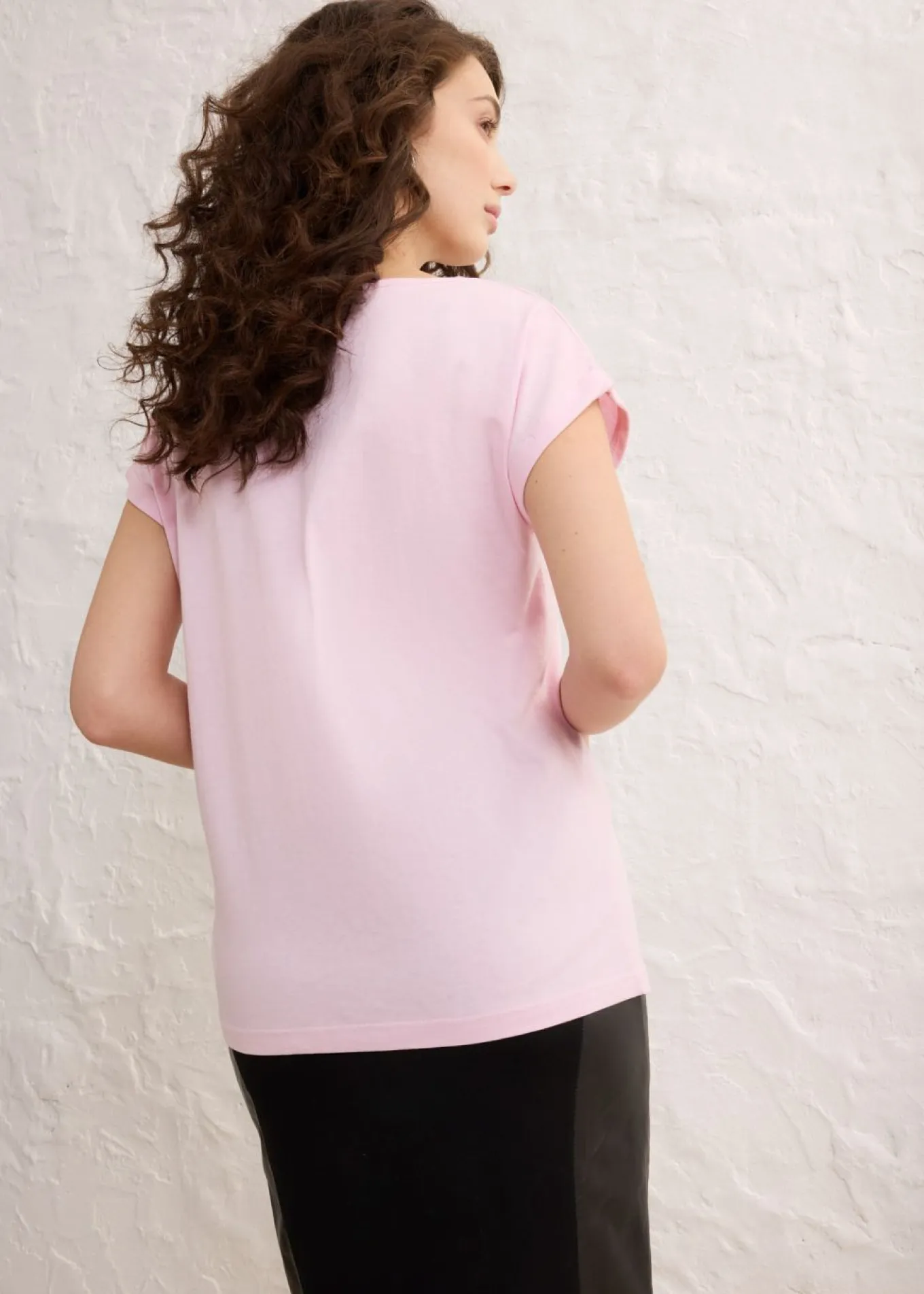 Camiseta con contenido de seda