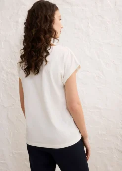 Camiseta con contenido de seda