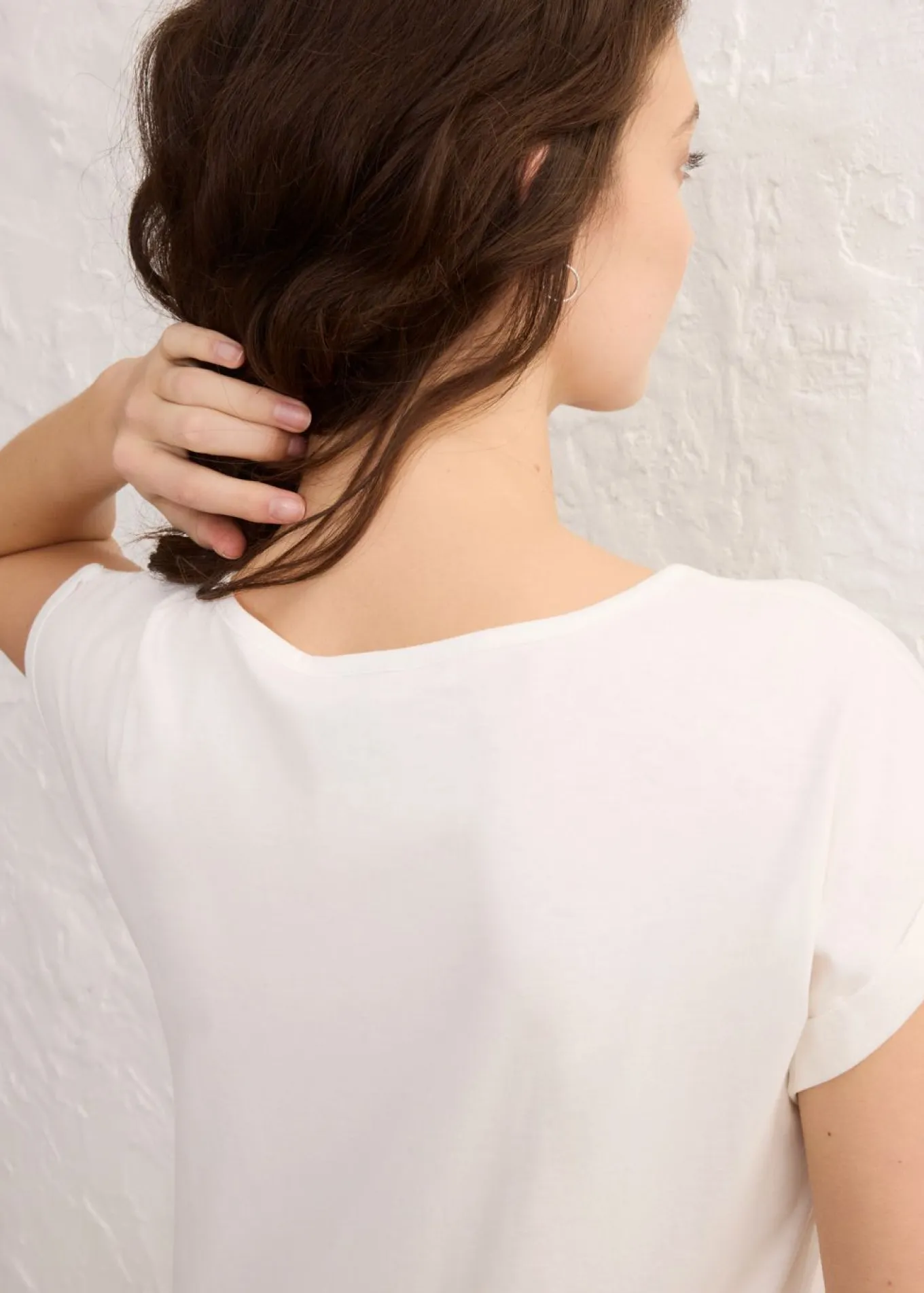 Camiseta con contenido de seda