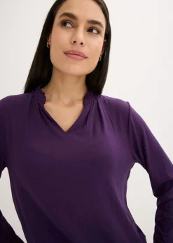Camiseta con cuello alto