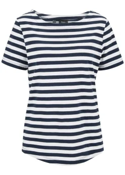 Camiseta con cuello barco