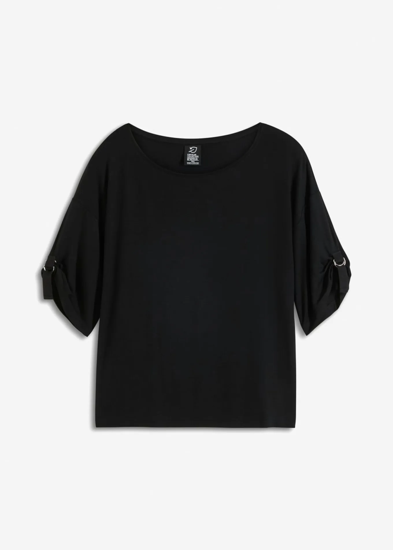 Camiseta con cuello barco