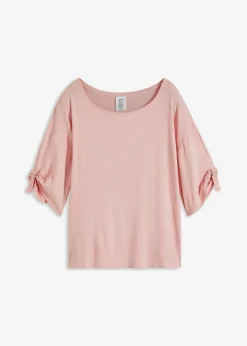 Camiseta con cuello barco