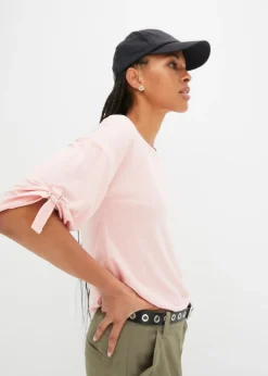 Camiseta con cuello barco