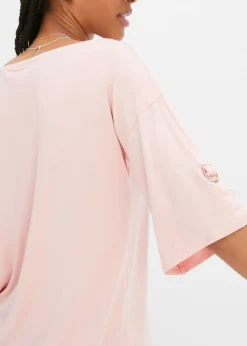 Camiseta con cuello barco
