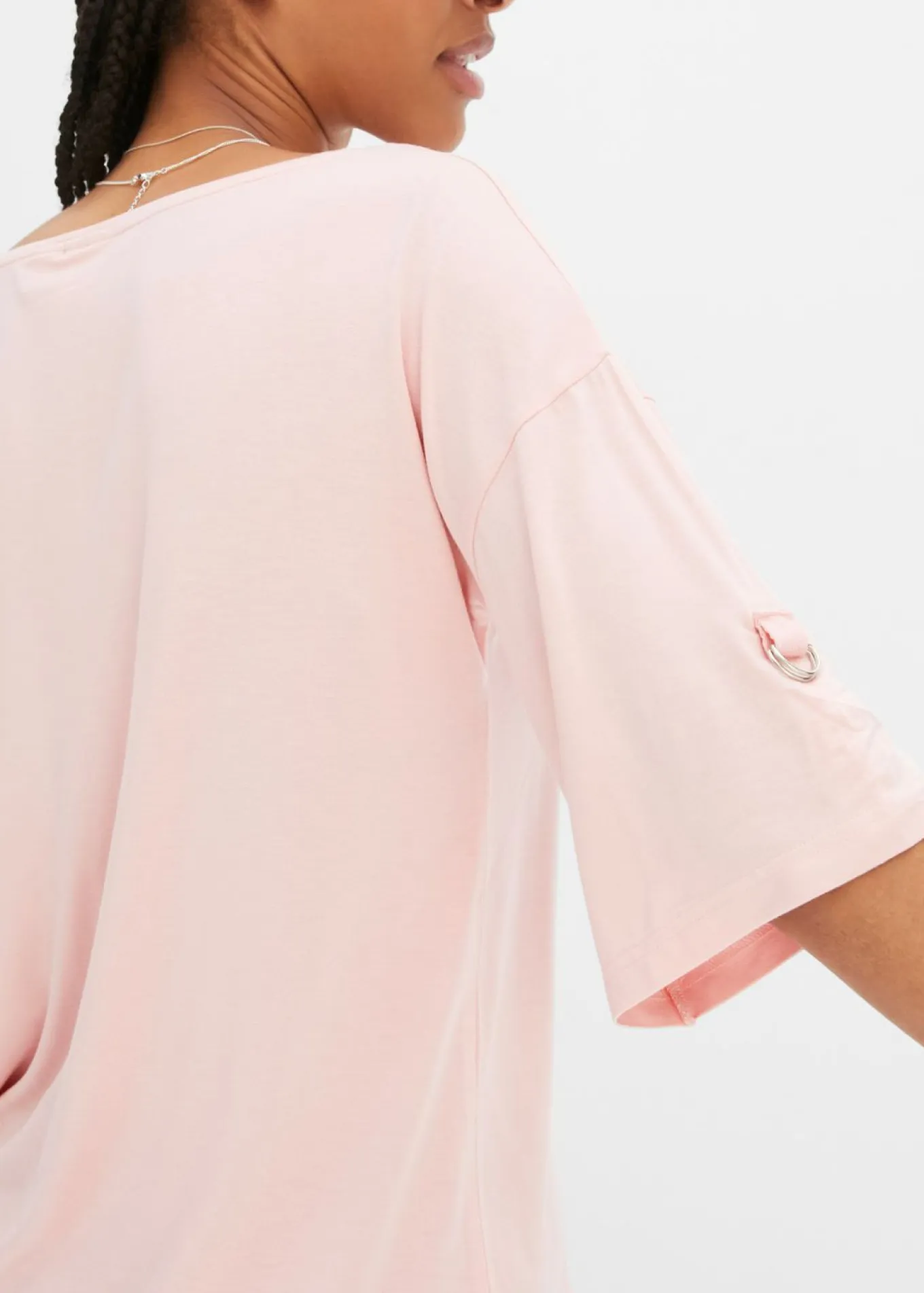 Camiseta con cuello barco