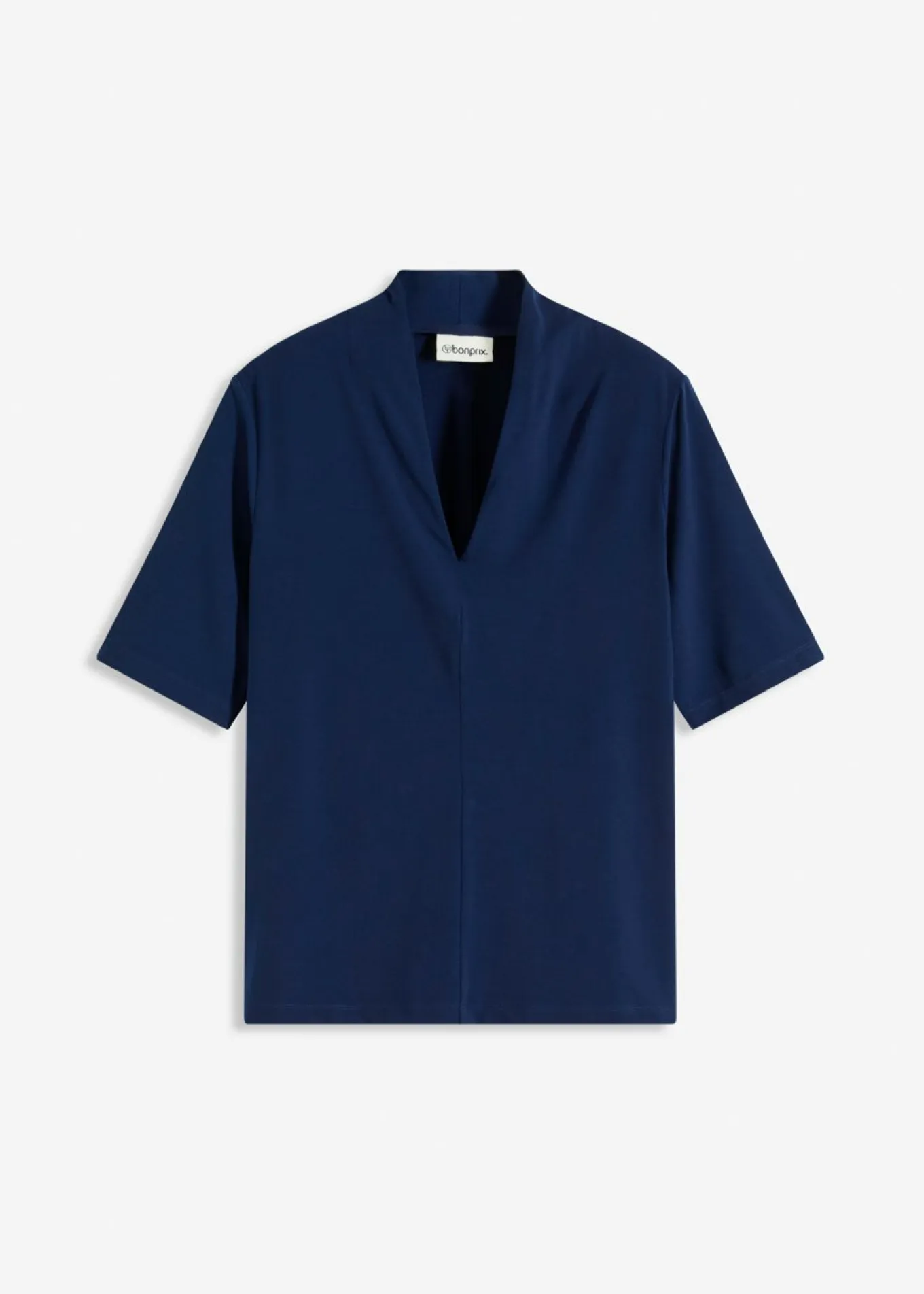 Camiseta con cuello chimenea