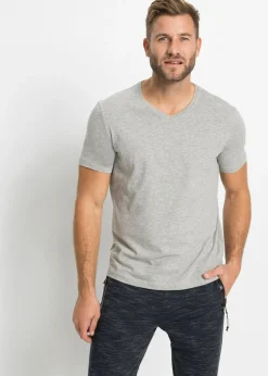 Camiseta con cuello en V (3 unidades)