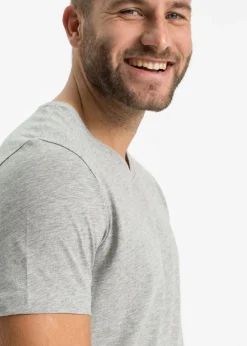 Camiseta con cuello en V (3 unidades)