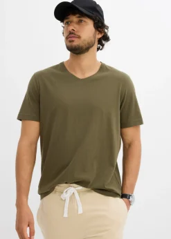 Camiseta con cuello en V (3 unidades)