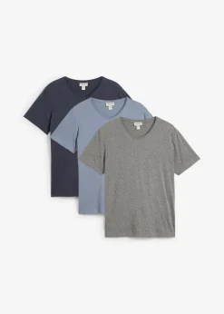 Camiseta con cuello en V (3 unidades)