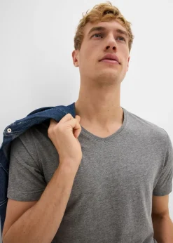 Camiseta con cuello en V (3 unidades)