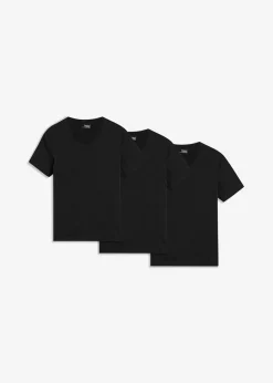 Camiseta con cuello en V (3 unidades)