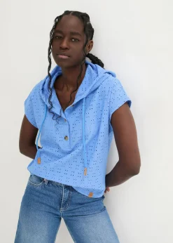 Camiseta con cuello henley