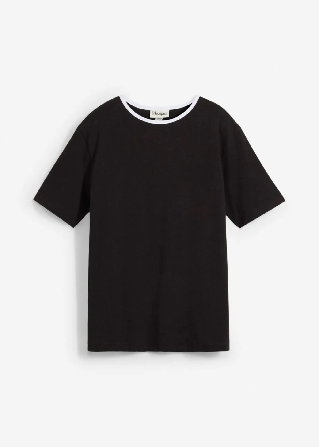 Camiseta con detalle de contraste