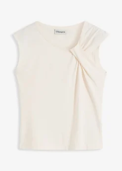 Camiseta con detalle de nudo