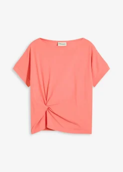 Camiseta con detalle de nudo