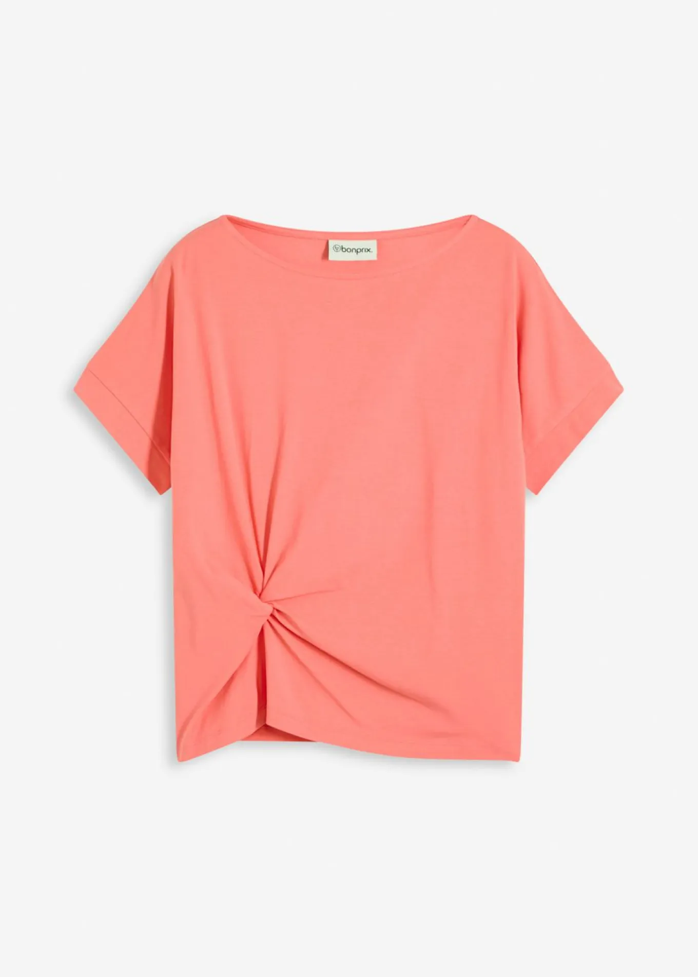 Camiseta con detalle de nudo