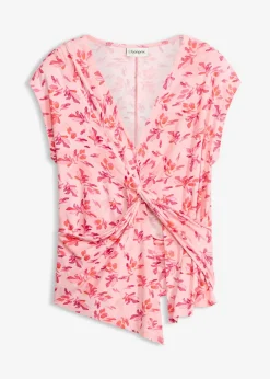 Camiseta con detalle de nudo