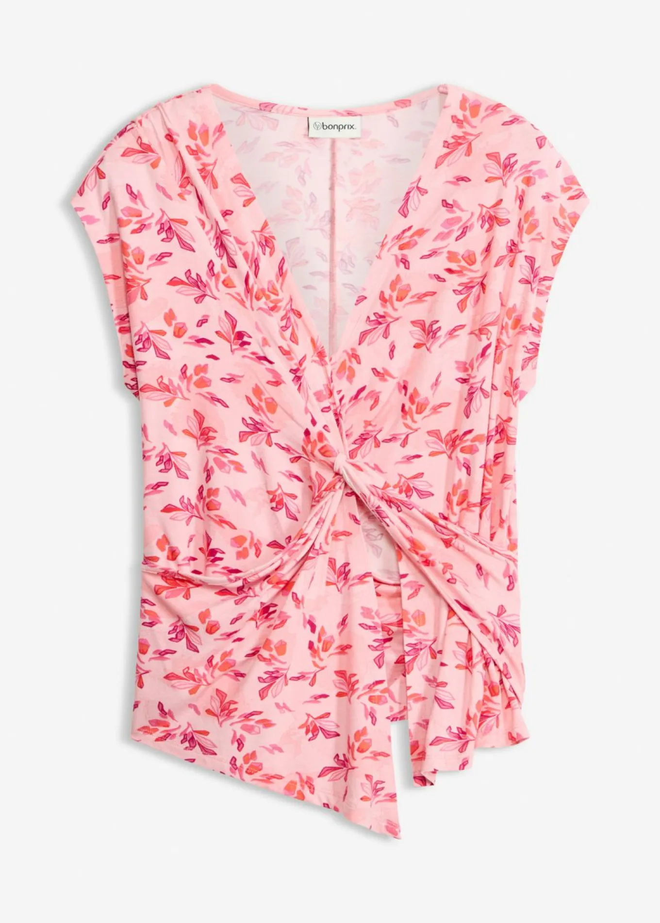 Camiseta con detalle de nudo