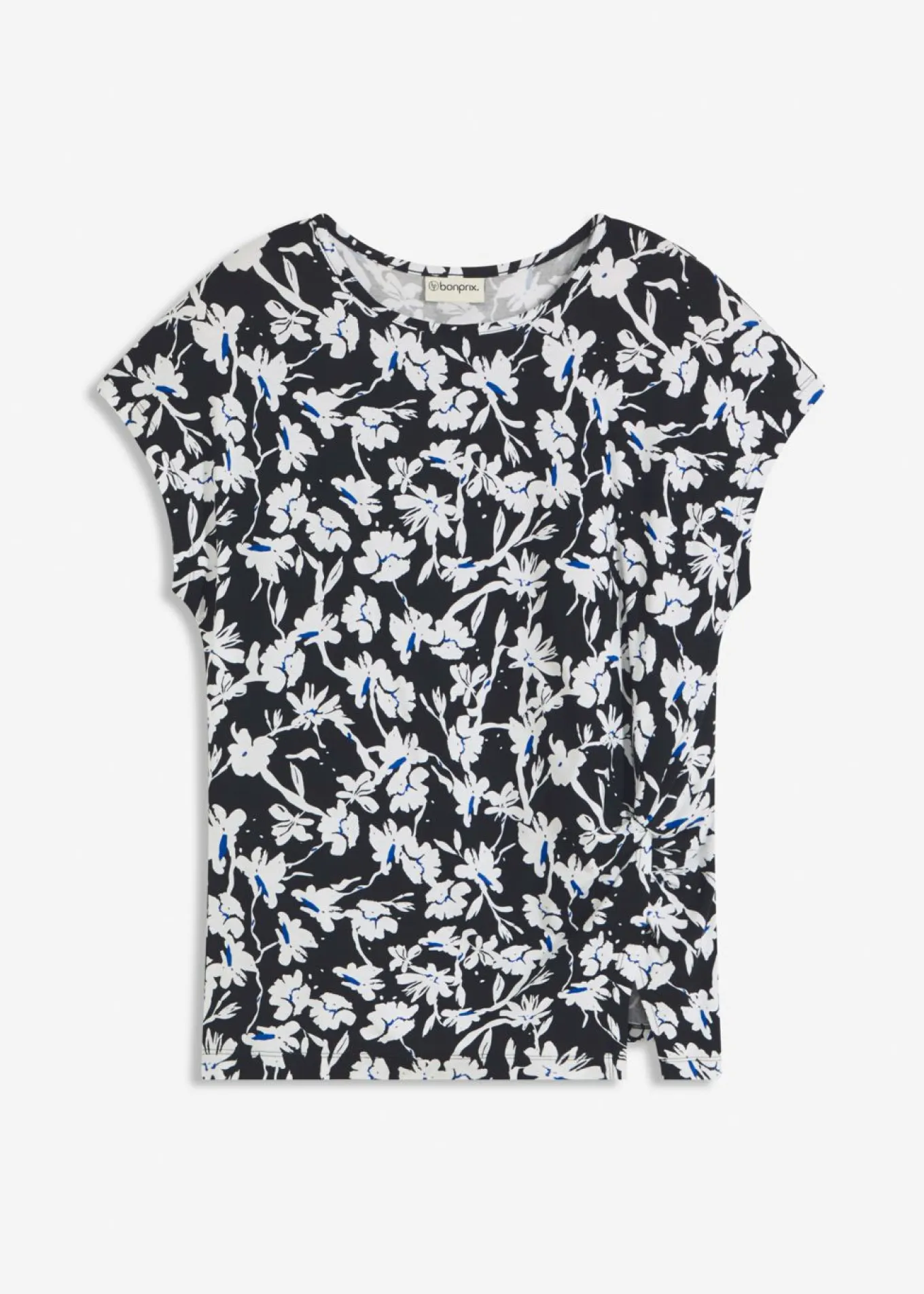 Camiseta con detalle de nudo