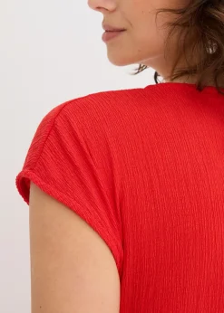 Camiseta con efecto cruzado