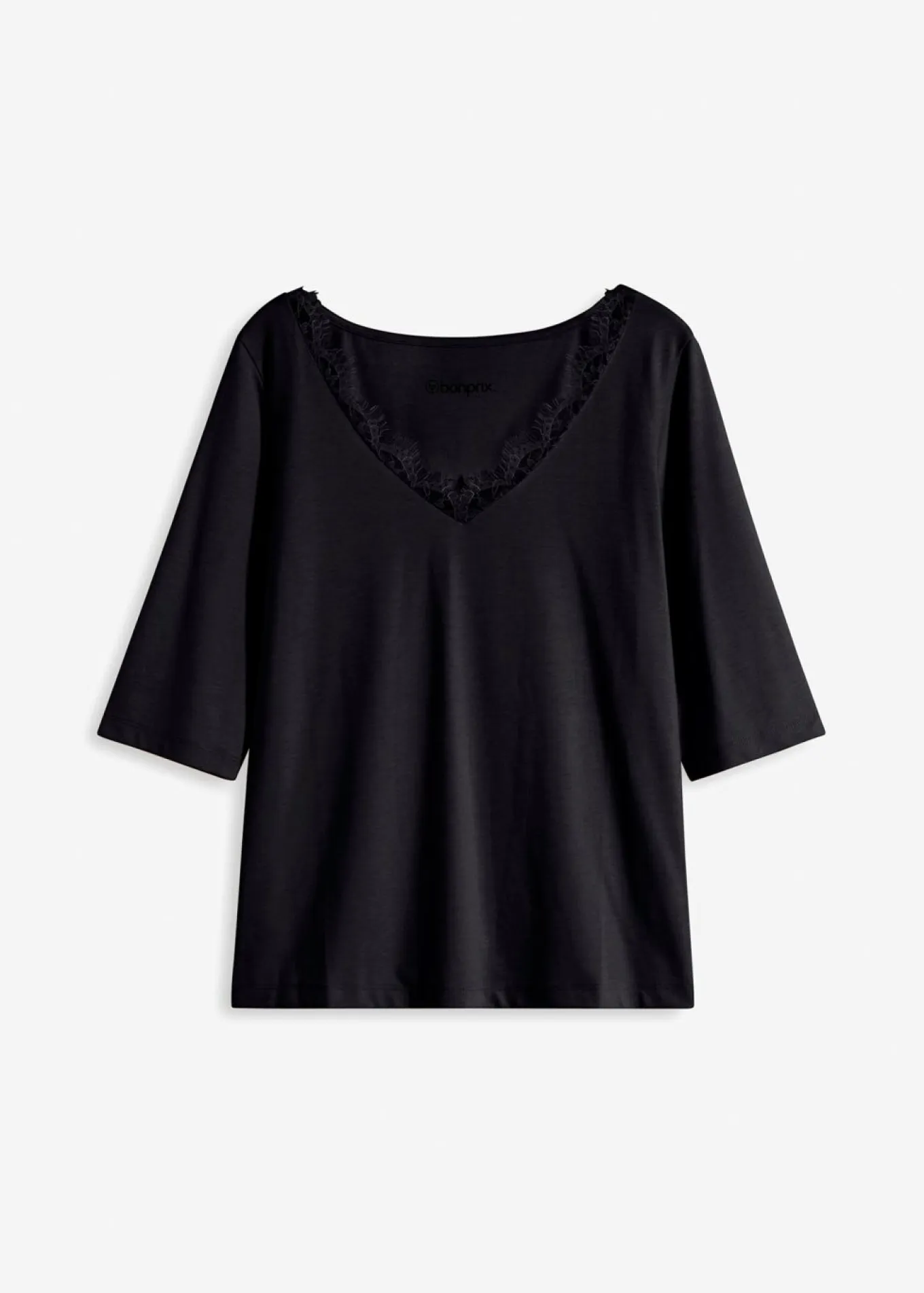 Camiseta con encaje