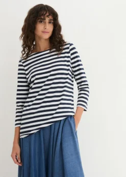 Camiseta con escote barco