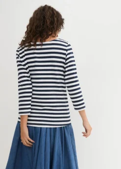 Camiseta con escote barco