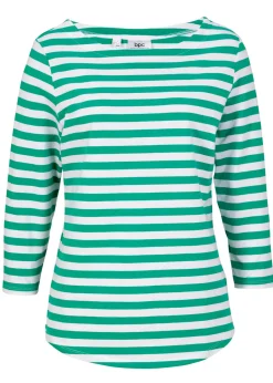 Camiseta con escote barco