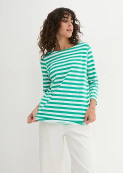 Camiseta con escote barco