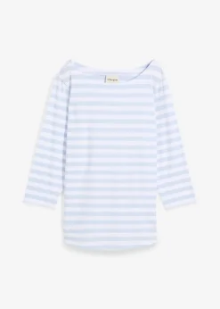 Camiseta con escote barco