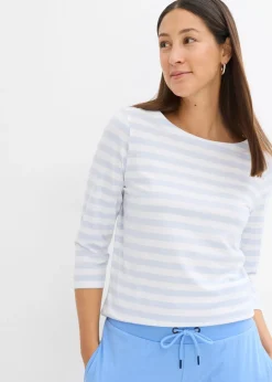 Camiseta con escote barco