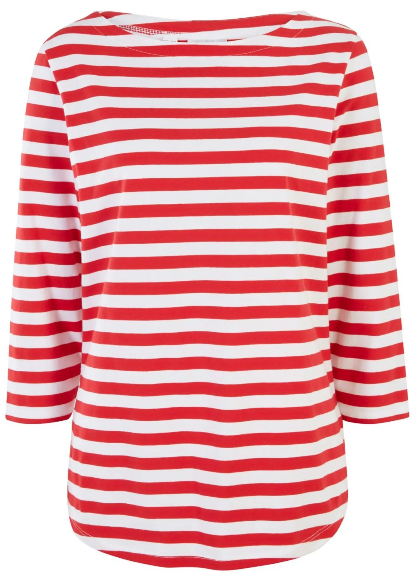 Camiseta con escote barco
