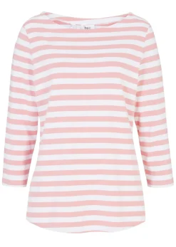 Camiseta con escote barco