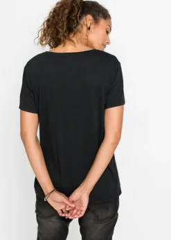 Camiseta con escote en V