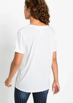 Camiseta con escote en V