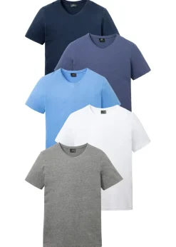 Camiseta con escote en V (5 unidades)