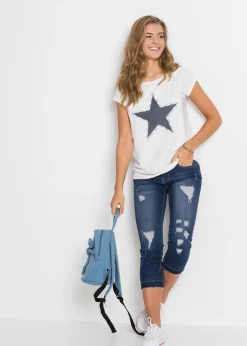 Camiseta con estampado de estrellas