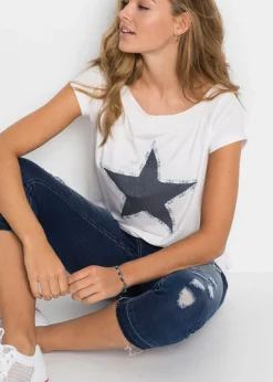 Camiseta con estampado de estrellas