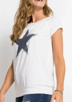 Camiseta con estampado de estrellas